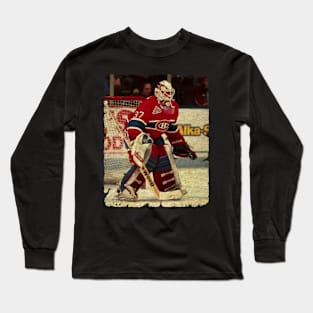 Andre Racicot - Montreal Canadiens, 1991 Long Sleeve T-Shirt